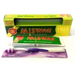 Зубная паста дабур "Miswak" 190 гр. (зубная щётка в подарок)