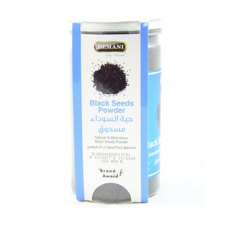 Купить Мука чёрного тмина Hemani Black Seeds Powder 200gr в исламском ...
