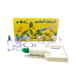 Аппарат для хиджамы ABC (6 разборных банок) жёлтая коробка