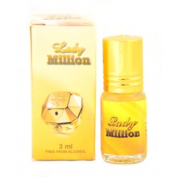 парфюмерное масло масляные Zahra Lady million/ Леди мильон 3ml.