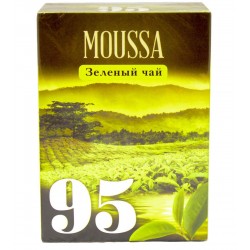 Зеленый чай байховый крупнолистовой Moussa 100гр.