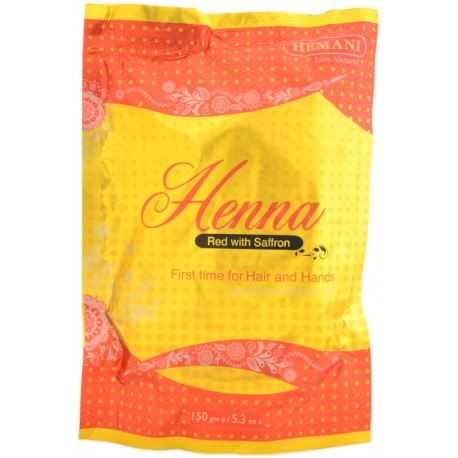 Хна "Hemani" 150 гр. Red with Saffron