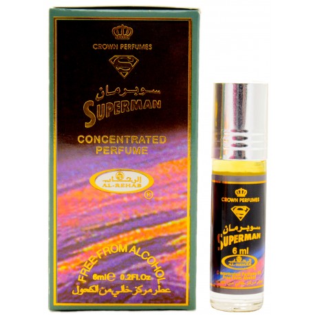 парфюмерное масло Al Rehab Superman/Супермен 6ml.