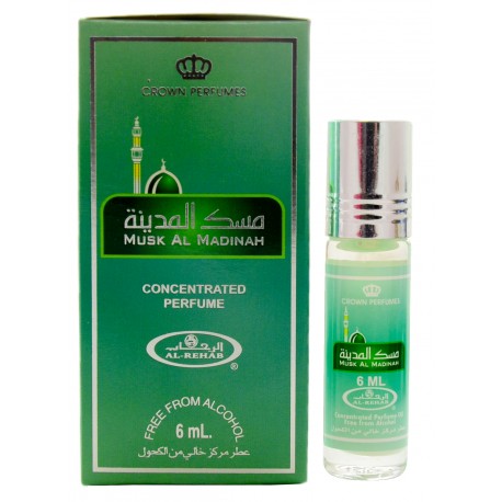 парфюмерное масло Al Rehab Musk Al Madinah/Муск Аль Медина 6ml.