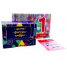 Обучающие двухсторонние карточки на 4 языках "Цвета, Фигуры, Цифры" (30 пластиковых карточек)