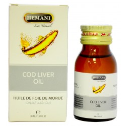 Масло печени трески Hemani - Cod Liver Oil 30 мл. Пакистан стекло