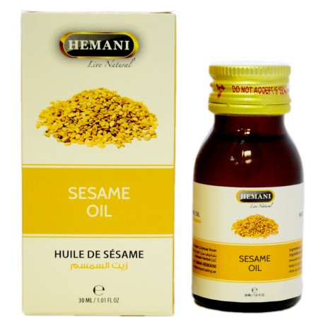 Масло "Hemani" Sesame Oil 30 мл. (кунжутное масло)
