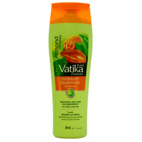 Шампунь Dabur - "Vatika - Moisture Treatment" 200 мл (миндаль, мёд, йогурт)