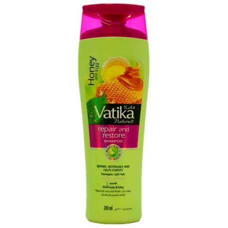 Шампунь Dabur Vatika Repair&restore 200 мл. (яйцо, мёд)