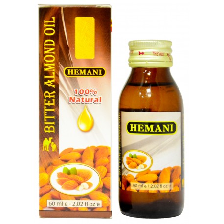 Масло горького миндаля Hemani bitter almond Oil 60ml