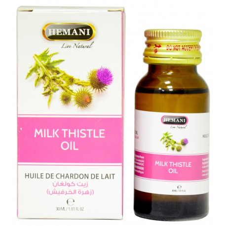 Масло расторопши Hemani Milk Thistle Oil 30 мл. Пакистан