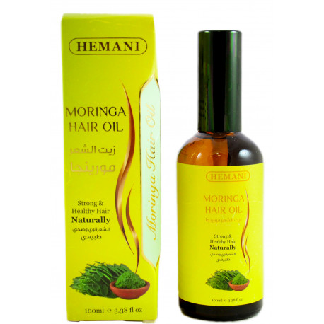 Масло для волос Моринга/Moringa hair oil, Hemani 100 мл