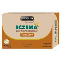 Мыло от экземы/Eczema Relief Moisturizing Soap, Hemani 75 г.