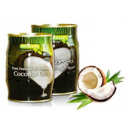 Масло для волос кокосовое/Coconut Oil 700 мл. в жестяной банке Hemani
