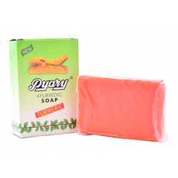 Мыло с куркумой аюрведическое Pyary - "Ayurvedic soap Turmeric" 75 гр Индия