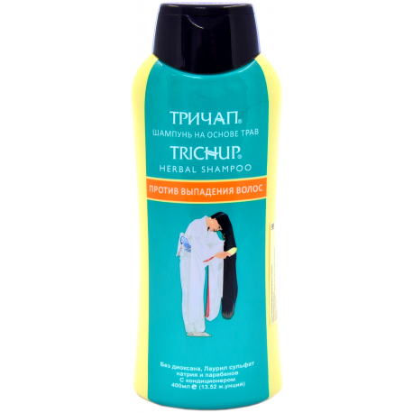 Тричап шампунь против выпадения волос (Trichup Shampoo Hair Fall Control Vasu) 400мл