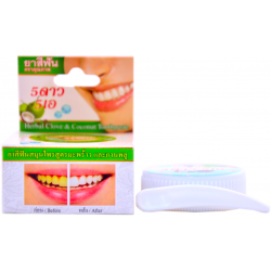 Тайская травяная зубная Паста 5 Star Cosmetic с борнеолом и Кокосовым маслом 25 г