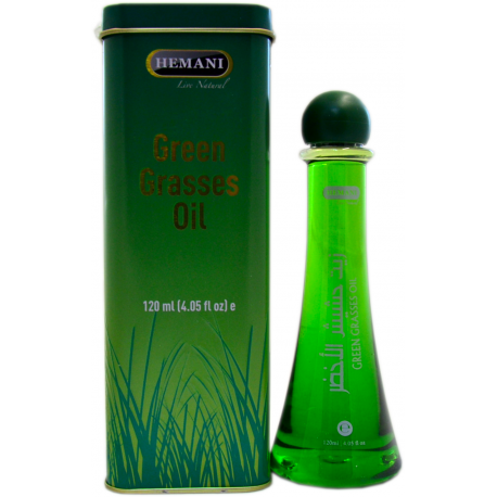 Масло для волос Зеленой Травы Hemani/Green Grasses Oil 250 мл. жел. банка Пакистан