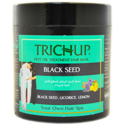 Лечебная маска для волос Тричап с горячим маслом Чёрный Тмин (Trichup Hot Oil Treatment hair mask Black Seed) Vasu Индия 500 мл