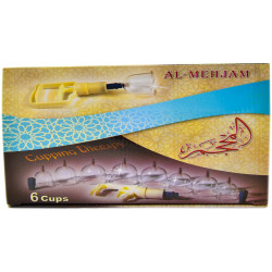 Набор вакуумных банок и насос для Хиджамы Al-Mehjam 6 шт
