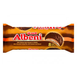 Печенье Albeni раунд с карамелью покрытый молочным шоколадом 320г