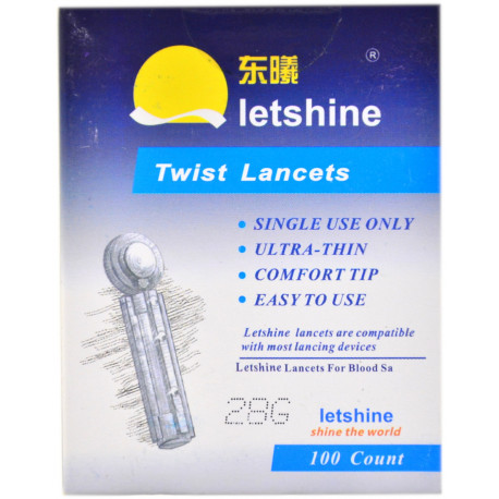 Иглы для кровопускания Letshine Twist Lancets
