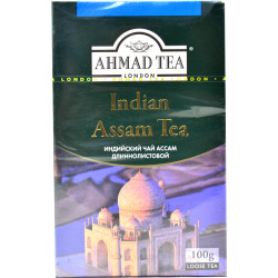 Чай черный индийский ассам длиннолистовой Ahmad Tea Indian Assam Tea Longleaf 100г