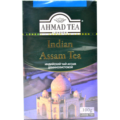 Чай черный индийский ассам длиннолистовой Ahmad Tea Indian Assam Tea Longleaf 100г