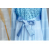 Платье "Фейерверк" без фатина голубое