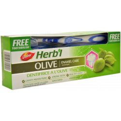 Зубная паста Dabur Herbl Olive Enamel Care с щеткой 150 г