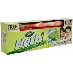 Зубная паста Dabur Herbl Aloe Vera с щеткой 150 г