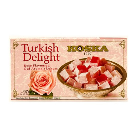 Лукум с ароматом розы Turkish Delight Hazelnut (500г)