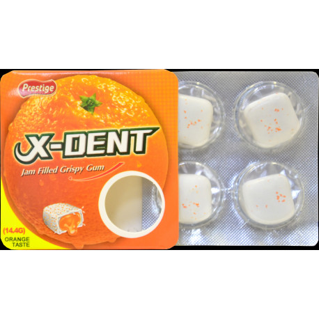 Жевательная резинка X-Dent апельсин 14 г