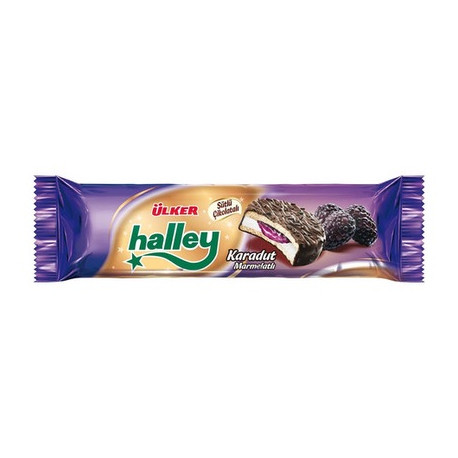 Печенье Halley с ежевичным джемом (74г)