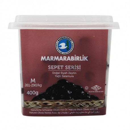 Оливки в масле Marmarabirlik Sepet Serisi S Siyah Zeytin 800 г