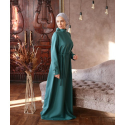 Платье трапеция (со съемным поясом) - Noor