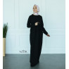 Черное прямое платье - Noor