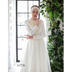 Платье на никах, Фатиновая юбка съемная (модель 1) - Noor