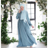Платье голубое в горошек - Noor