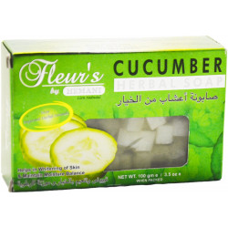 Мыло с огурцом Hemani Fleur's Cucumber soap 100 гр.