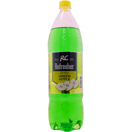 Напиток газированный лимонад RC Refresher Green Apple 1,5 л. Таджикистан