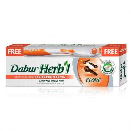 Зубная паста Dabur Herbl Clove с щеткой 150 г