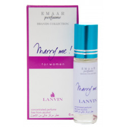 Арабские масляные парфюмерное масло Emaar Lanvin Marry me! for women 6ml ОАЭ