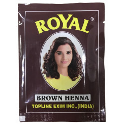 Хна "Royal" Brown (коричневая) 10 гр. (made in India)