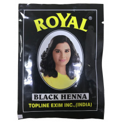 Хна "Royal" Black (чёрная) в коробке 6 пакетиков по 10 гр. (made in India)