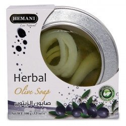 Мыло аргановое Hemani - Herbal 100гр. Подарочное в жестяной банке.