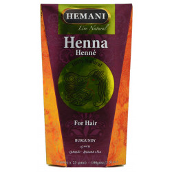 Хна Henna Burgundy Hemani 4 пакета по 25 гр