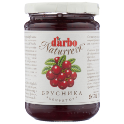 Конфитюр Darbo Naturrein Брусника 450г