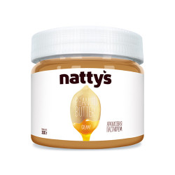 Паста арахисовая Nattys Creamy с медом 325г