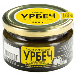 Паста ореховая «Урбеч» из тертых семян тыквы, 200 г